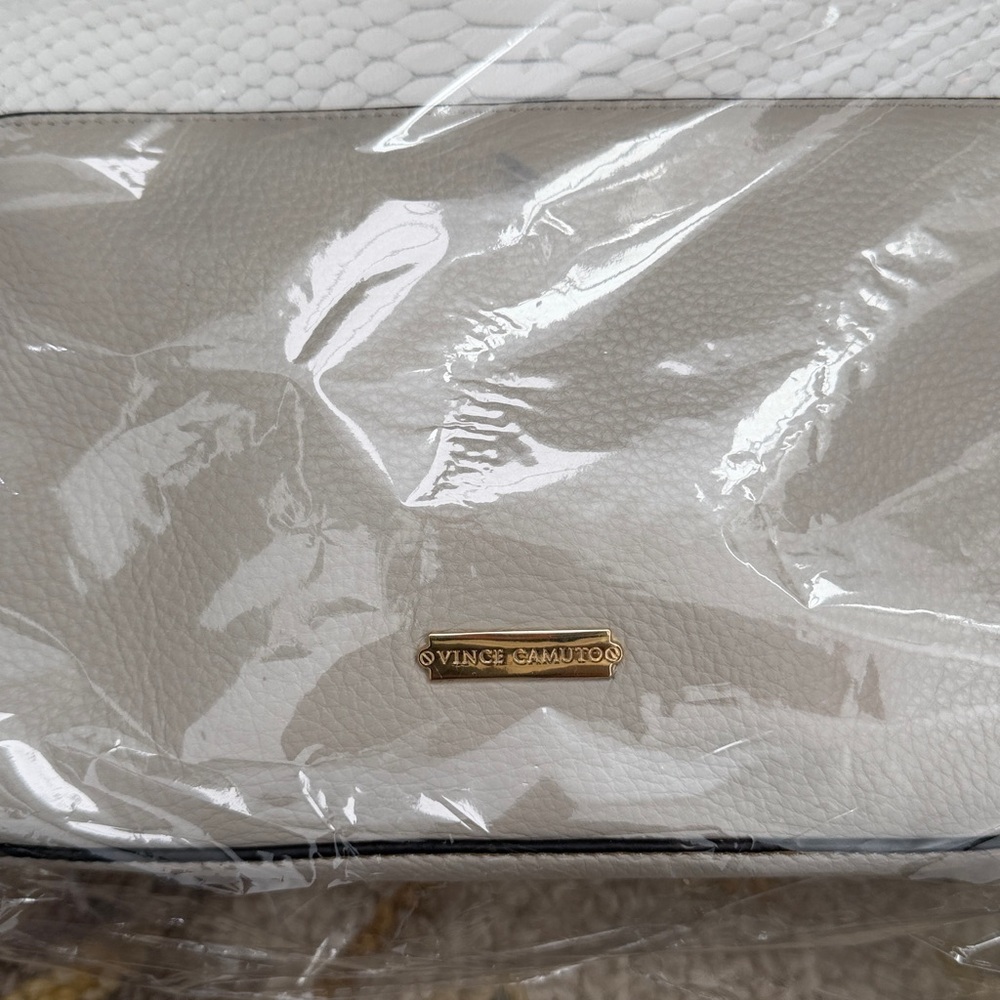 Vince Camuto Ivory Textured Crossbody Bag - Picture 2 of 4